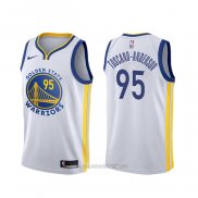 Camiseta Golden State Warriors Juan Toscano-Anderson #95 Association Blanco