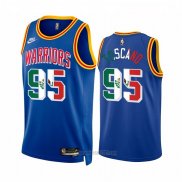 Camiseta Golden State Warriors Juan Toscano-Anderson #95 Classic Royal Special Mexico Edition Azul