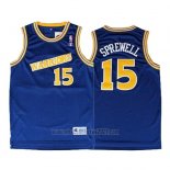 Camiseta Golden State Warriors Latrell Sprewell #15 Retro Azul