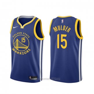 Camiseta Golden State Warriors Mychal Mulder #15 Icon Azul