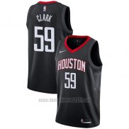 Camiseta Houston Rockets Gary Clark #59 Statement 2017-18 Negro