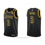 Camiseta Los Angeles Lakers Anthony Davis #3 Mamba 2021-22 Negro