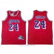 Camiseta Los Angeles Lakers Kobe Bryant #24 Rojo6