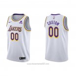 Camiseta Los Angeles Lakers Personalizada Association 2021-22 Blanco