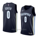 Camiseta Memphis Grizzlies Jamychal Green #0 Icon 2018 Azul