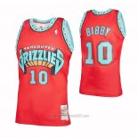 Camiseta Memphis Grizzlies Mike Bibby #10 Mitchell & Ness 1998-99 Rojo