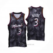 Camiseta Miami Heat Dwyane Wade #3 Fashion Royalty Negro