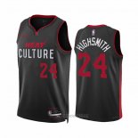 Camiseta Miami Heat Haywood Highsmith #24 Ciudad 2023-24 Negro