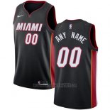 Camiseta Miami Heat Personalizada 17-18 Negro