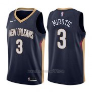 Camiseta New Orleans Pelicans Nikola Mirotic #3 Icon 2017-18 Azul