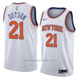 Camiseta New York Knicks Damyean Dotson #21 Association 2018 Blanco