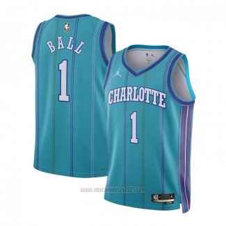 Camiseta Nino Charlotte Hornets LaMelo Ball #1 Classic 2023-24 Verde