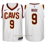 Camiseta Nino Cleveland Cavaliers Dwyane Wade #9 Association Goodyear 2017-18 Blanco