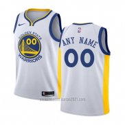 Camiseta Nino Golden State Warriors Personalizada 2017-18 Blanco