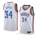 Camiseta Oklahoma City Thunderr Tyler Davis #34 Association 2018 Blanco