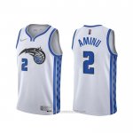 Camiseta Orlando Magic Al-Farouq Aminu #2 Earned 2020-21 Blanco