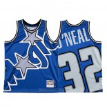 Camiseta Orlando Magic Shaquille O'neal #32 Mitchell & Ness Big Face Azul