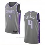 Camiseta Sacramento Kings Kevin Huerter #9 Ciudad 2022-23 Gris