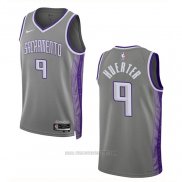 Camiseta Sacramento Kings Kevin Huerter #9 Ciudad 2022-23 Gris