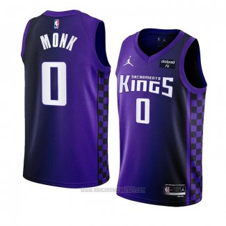 Camiseta Sacramento Kings Malik Monk #0 Statement 2023-24 Violeta