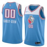 Camiseta Sacramento Kings Willie Cauley-Stein #00 Ciudad 2018 Azul