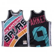 Camiseta San Antonio Spurs Tony Parker #9 Mitchell & Ness Big Face Negro