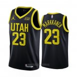 Camiseta Utah Jazz Lauri Markkanen #23 Statement 2022-23 Negro