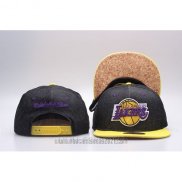 Gorra Los Angeles Lakers Snapback Negro Amarillo