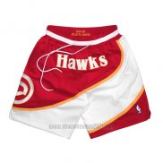 Pantalone Atlanta Hawks 1986-87 Rojo