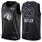 Camiseta All Star 2018 Minnesota Timberwolves Jimmy Butler #23 Negro