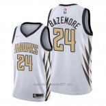 Camiseta Atlanta Hawks Kent Bazemore #24 Ciudad Edition Blanco