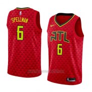 Camiseta Atlanta Hawks Omari Spellman #6 Statement 2018-19 Rojo