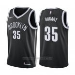 Camiseta Brooklyn Nets Kevin Durant #35 Icon 2019-20 Negro