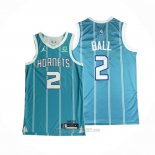 Camiseta Charlotte Hornets LaMelo Ball #2 Icon Autentico 2020-21 Verde