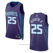Camiseta Charlotte Hornets P. J. Washington #25 Statement 2019-20 Violeta