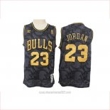 Camiseta Chicago Bulls Michael Jordan #23 Hardwood Classics Negro