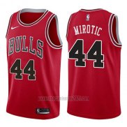 Camiseta Chicago Bulls Nikola Mirotic #44 Icon 2017-18 Rojo