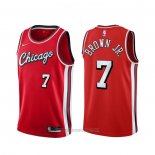 Camiseta Chicago Bulls Troy Brown JR. #7 Ciudad 2021-22 Rojo