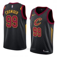 Camiseta Cleveland Cavaliers Jae Crowder #99 Statement 2018 Negro