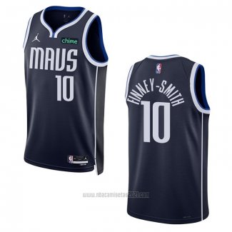 Camiseta Dallas Mavericks Dorian Finney-Smith #10 Statement 2022-23 Azul