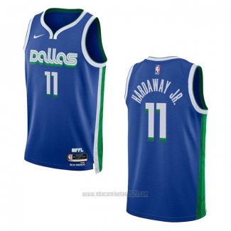 Camiseta Dallas Mavericks Tim Hardaway JR. #11 Ciudad 2022-23 Azul