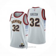 Camiseta Denver Nuggets Jeff Green #32 Ciudad 2022-23 Blanco