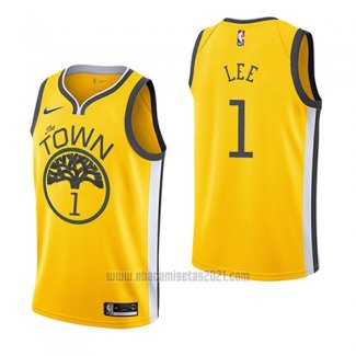 Camiseta Golden State Warriors Damion Lee #1 Earned 2018-19 Amarillo