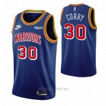 Camiseta Golden State Warriors Stephen Curry #30 75th Anniversary Azul