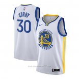 Camiseta Golden State Warriors Stephen Curry #30 Association 2020-21 Blanco
