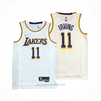 Camiseta Los Angeles Lakers Kyrie Irving #11 Association Blanco