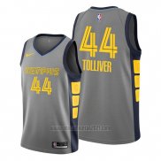 Camiseta Memphis Grizzlies Anthony Tolliver #44 Ciudad 2020 Gris