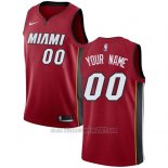 Camiseta Miami Heat Personalizada 17-18 Rojo