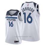 Camiseta Minnesota Timberwolves James Johnson #16 Association 2019-20 Blanco