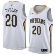 Camiseta New Orleans Pelicans Rashad Vaughn #20 Association 2018 Blanco